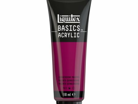 Akryyliväri 118ml 114 Quincridone Magenta Liquitex Basics Acrylic on Sale