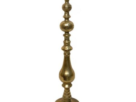 Antique Brass Candle Holder Large Fashion